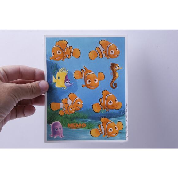 Finding Nemo, Fish, Movie, Cartoon, Sticker Sheet, Disney, Pixar, Hallmark, Pict - Picture 1 of 1